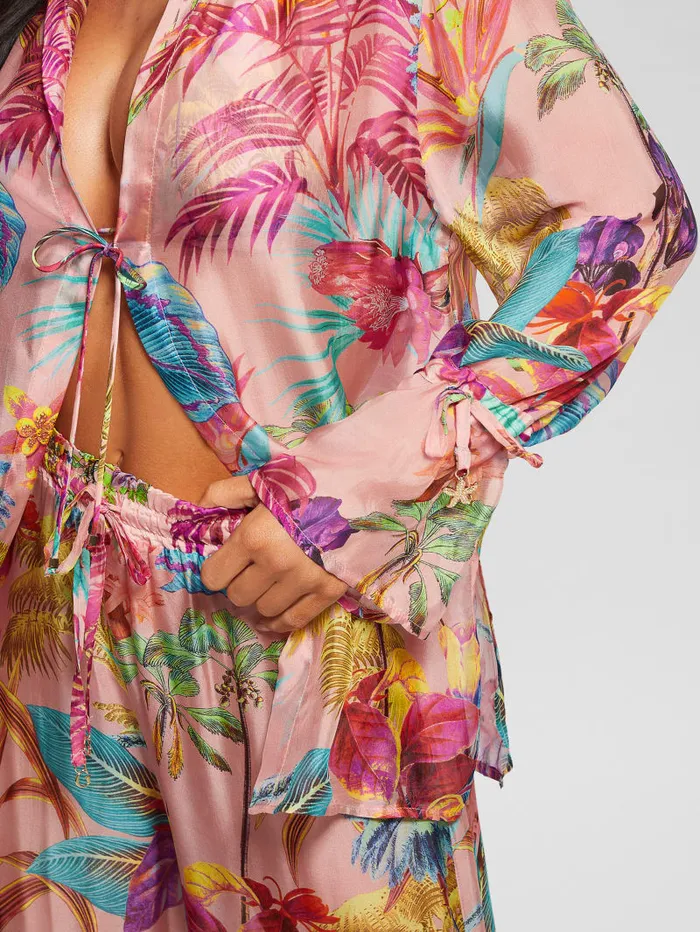 GUESS Swimwear SilkBlend Swim CoverUp Colors 8211 Women