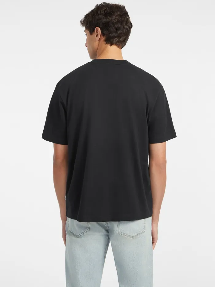 GUESS T Shirts and Tanks Embroidered Logo Tee Blue 8211 Men