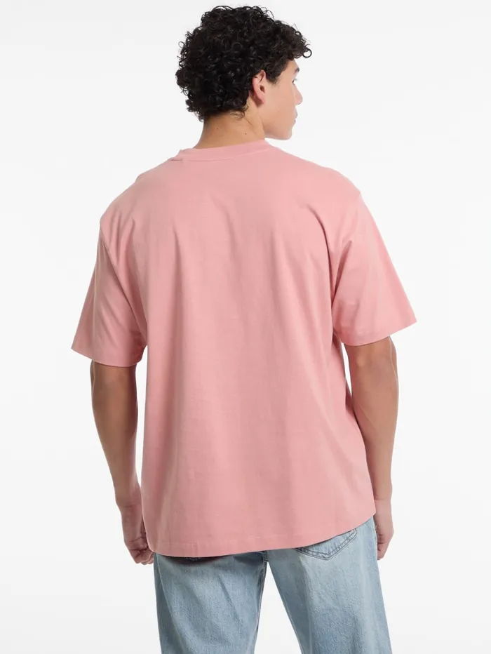 GUESS T Shirts and Tanks Embroidered Logo Tee Blue 8211 Men