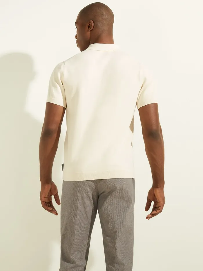 GUESS T Shirts and Tanks Formal Performance Sweater Polo Blue 8211 Men