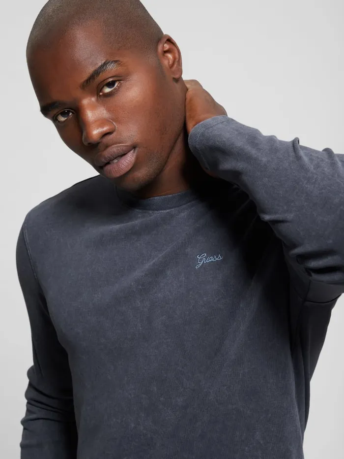 GUESS T Shirts and Tanks Hillside Washed Tee Beige 8211 Men