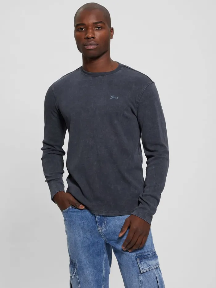 GUESS T Shirts and Tanks Hillside Washed Tee Beige 8211 Men