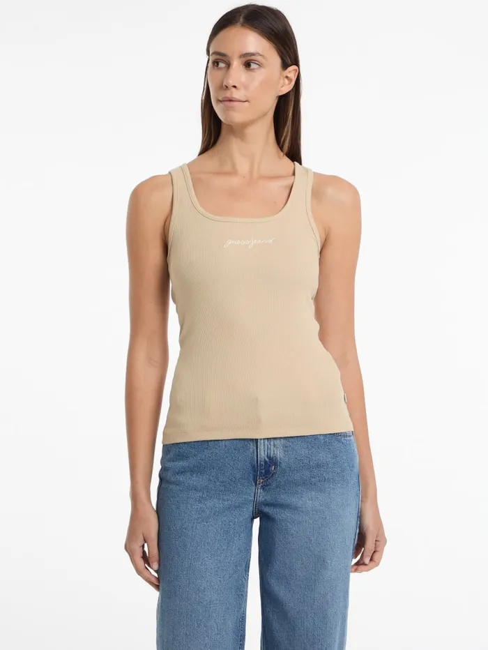 GUESS Tops and Tees Eco Ribbed Tank Top Pink 8211 Women
