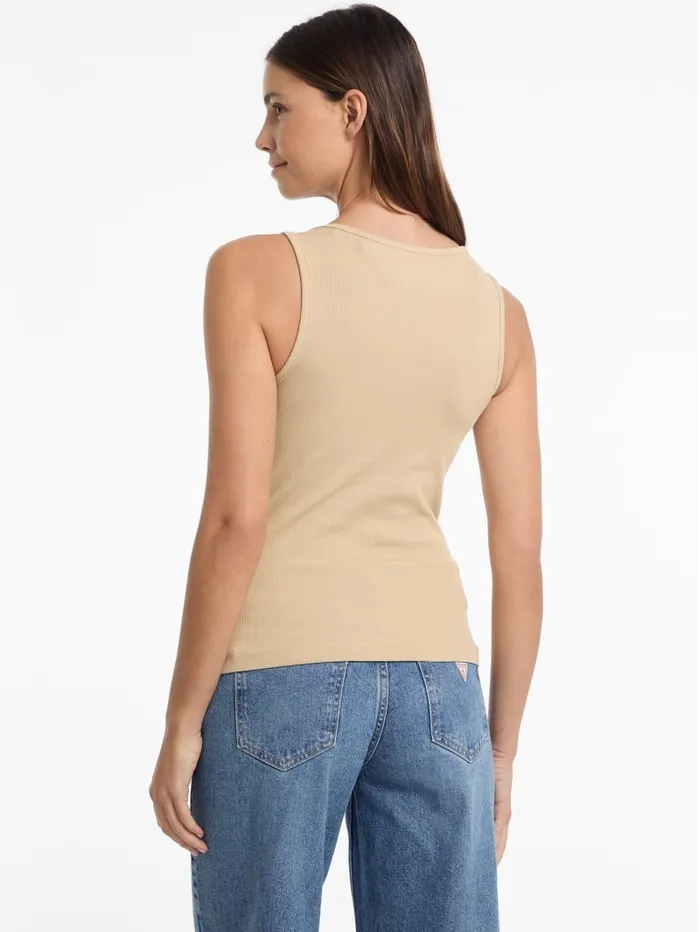 GUESS Tops and Tees Eco Ribbed Tank Top Pink 8211 Women
