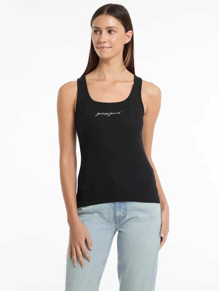 GUESS Tops and Tees Eco Ribbed Tank Top Pink 8211 Women