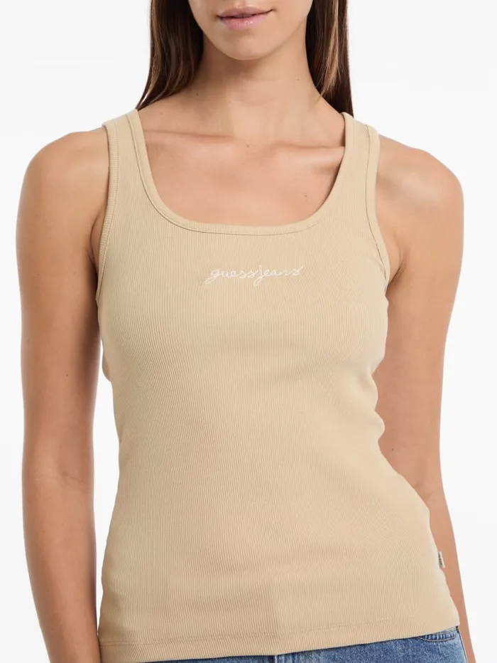 GUESS Tops and Tees Eco Ribbed Tank Top Pink 8211 Women