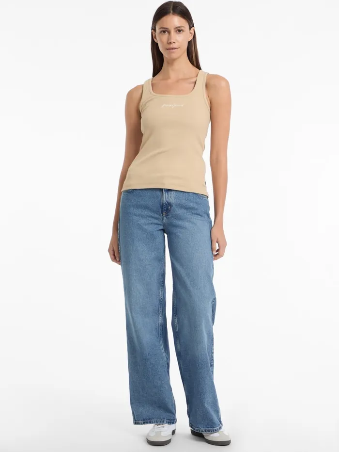 GUESS Tops and Tees Eco Ribbed Tank Top Pink 8211 Women