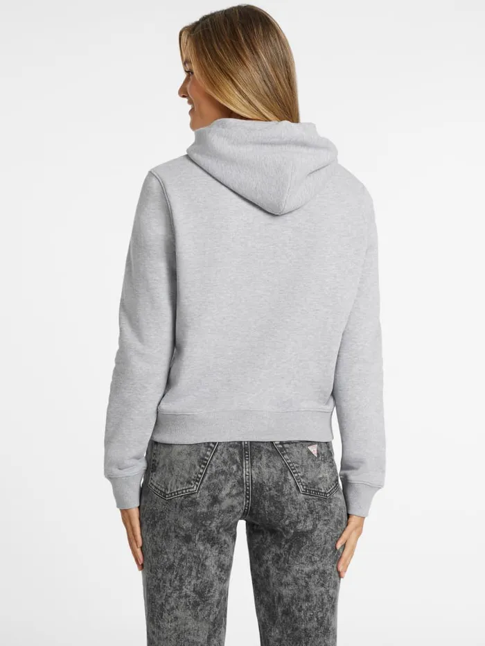 GUESS Tops Classic Genuine Logo Hoodie White 8211 Women