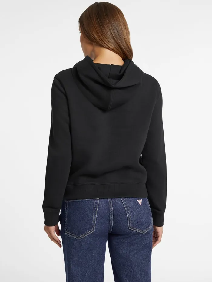 GUESS Tops Classic Genuine Logo Hoodie White 8211 Women