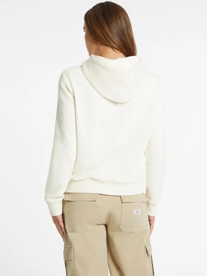 GUESS Tops Classic Genuine Logo Hoodie White 8211 Women