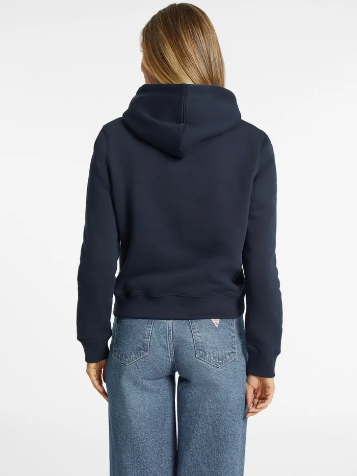 GUESS Tops Classic Genuine Logo Hoodie White 8211 Women