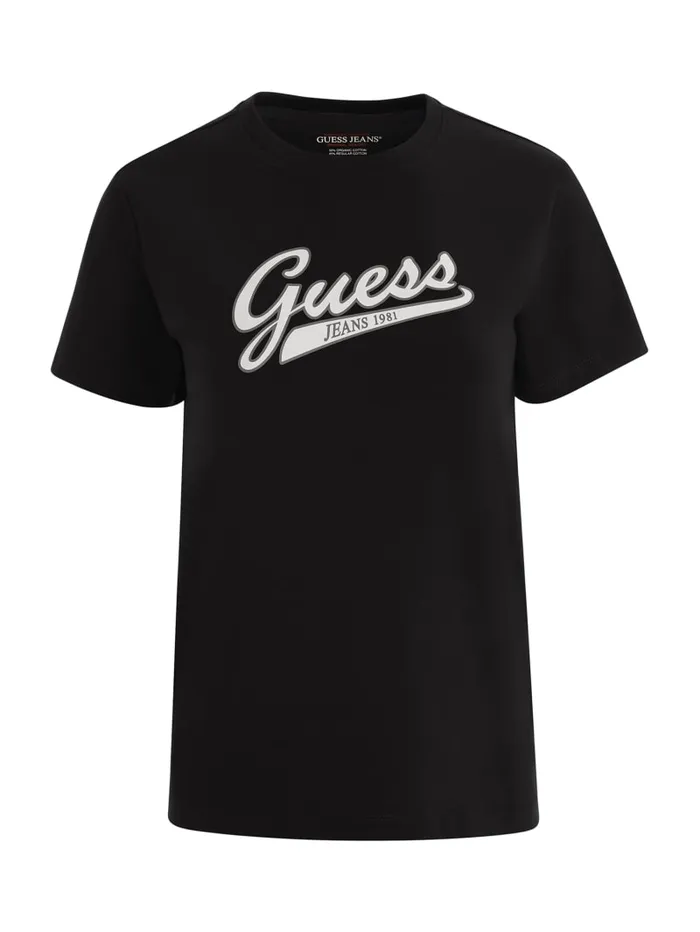 GUESS Tops Classic Script Logo Tee Pink 8211 Women