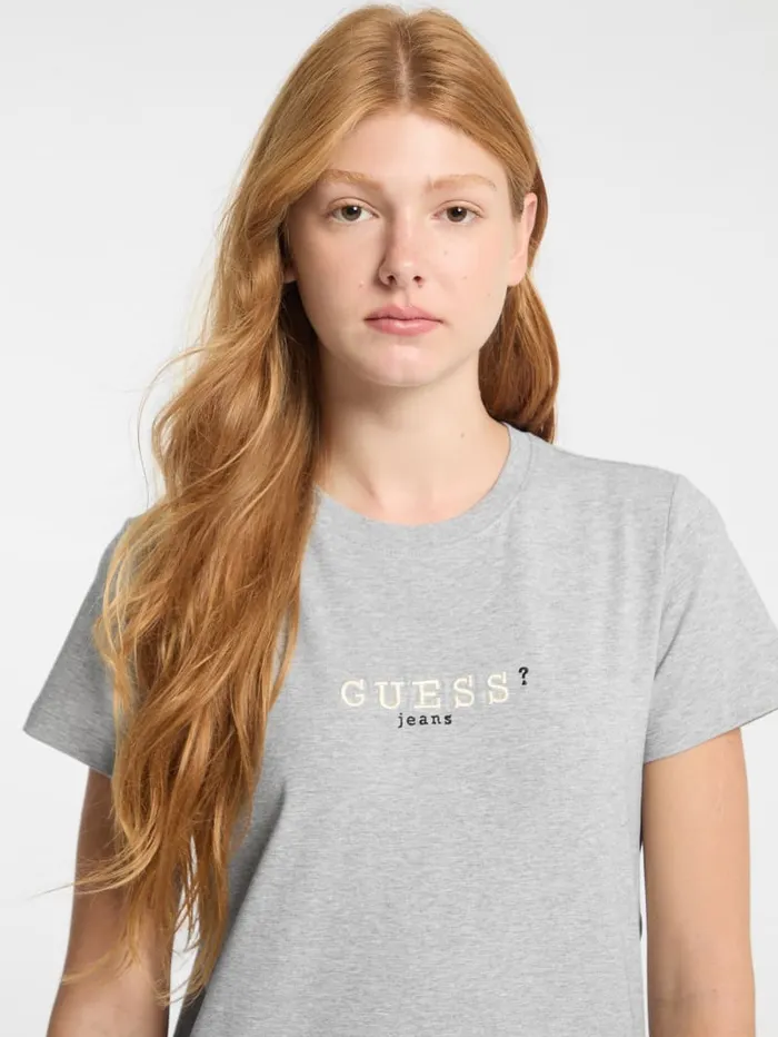 GUESS Tops Eco Crewneck Tee Gray 8211 Women