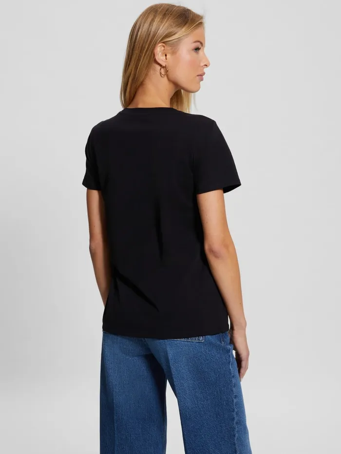 GUESS Tops Eco Glam Logo Easy Tee White 8211 Women