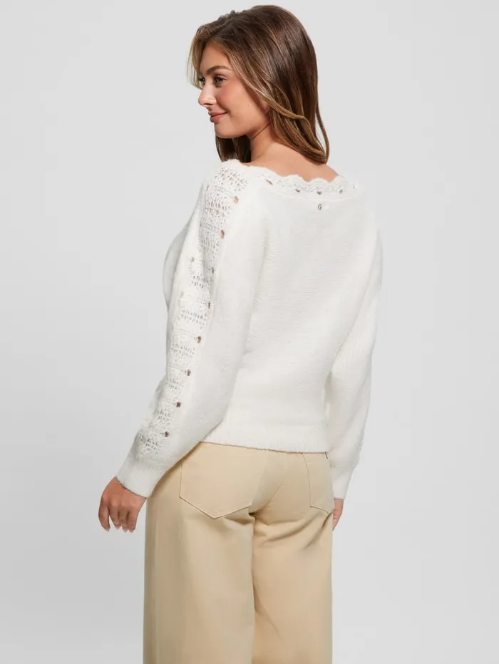 GUESS Tops Malorie Dolman Sweater Blue 8211 Women