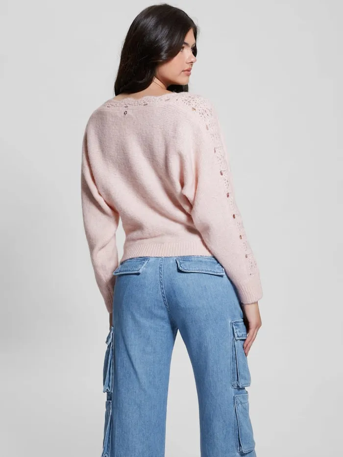 GUESS Tops Malorie Dolman Sweater Blue 8211 Women