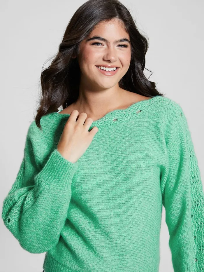 GUESS Tops Malorie Dolman Sweater Blue 8211 Women