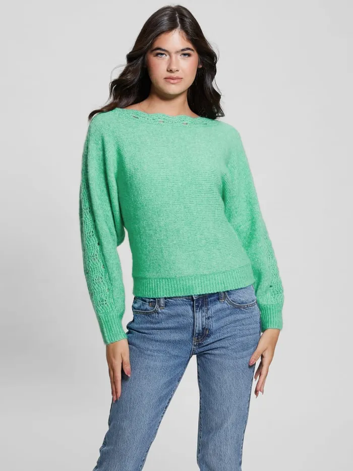 GUESS Tops Malorie Dolman Sweater Blue 8211 Women