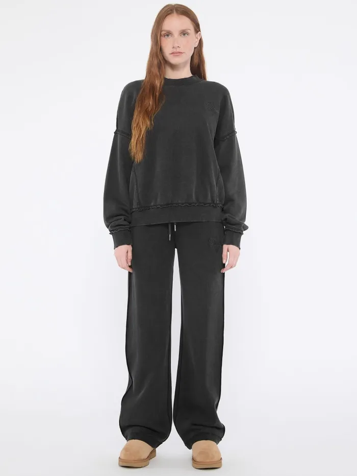 GUESS Tops Originals Distressed Pullover Black 8211 Women