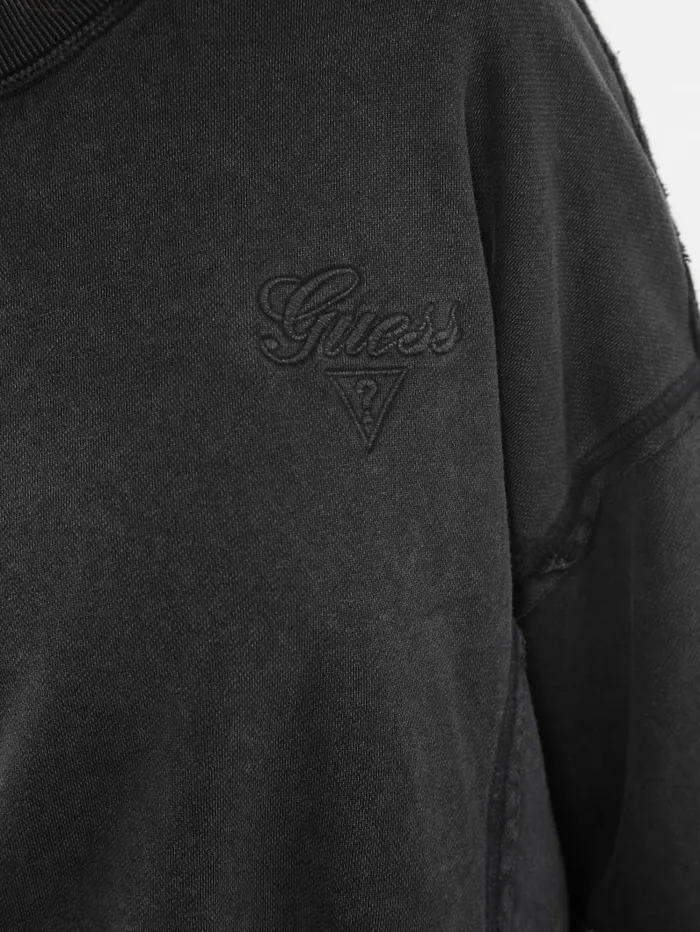 GUESS Tops Originals Distressed Pullover Black 8211 Women