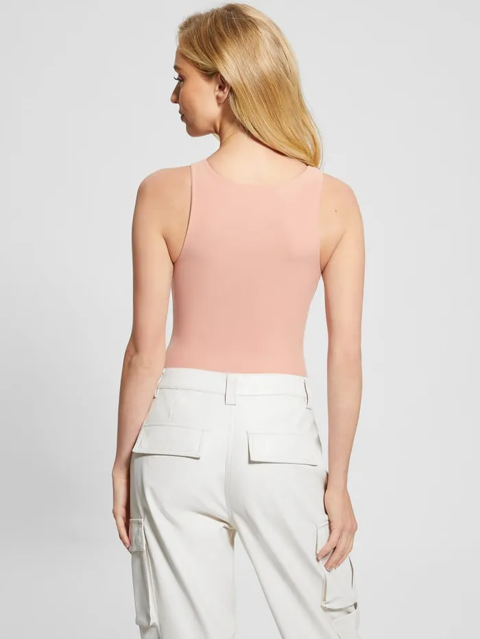 GUESS Tops Seamless Bodysuit Beige 8211 Women