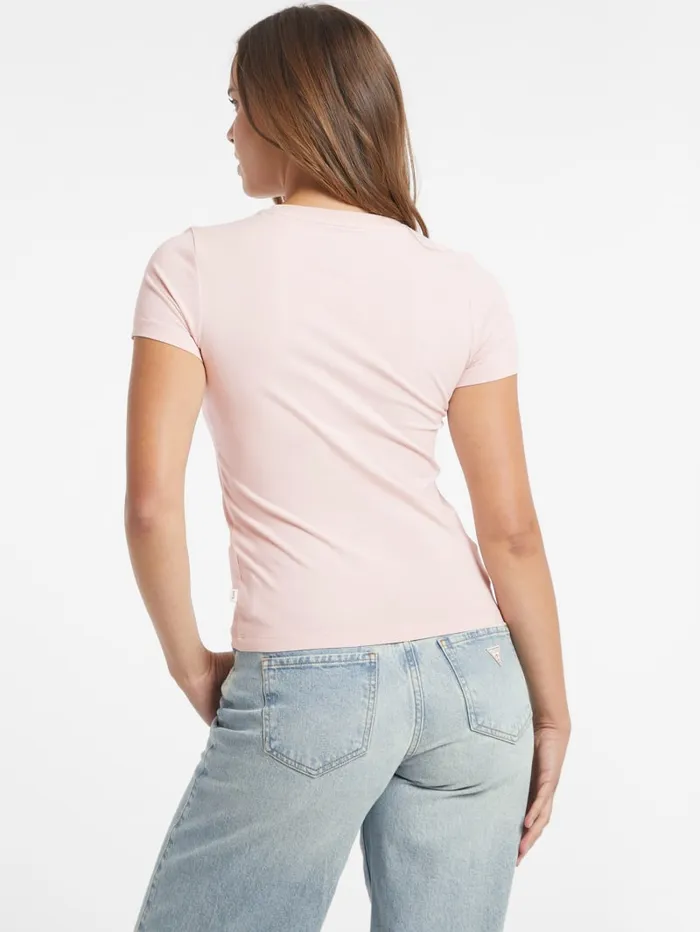 GUESS Tops Slim Logo Tee Black 8211 Women