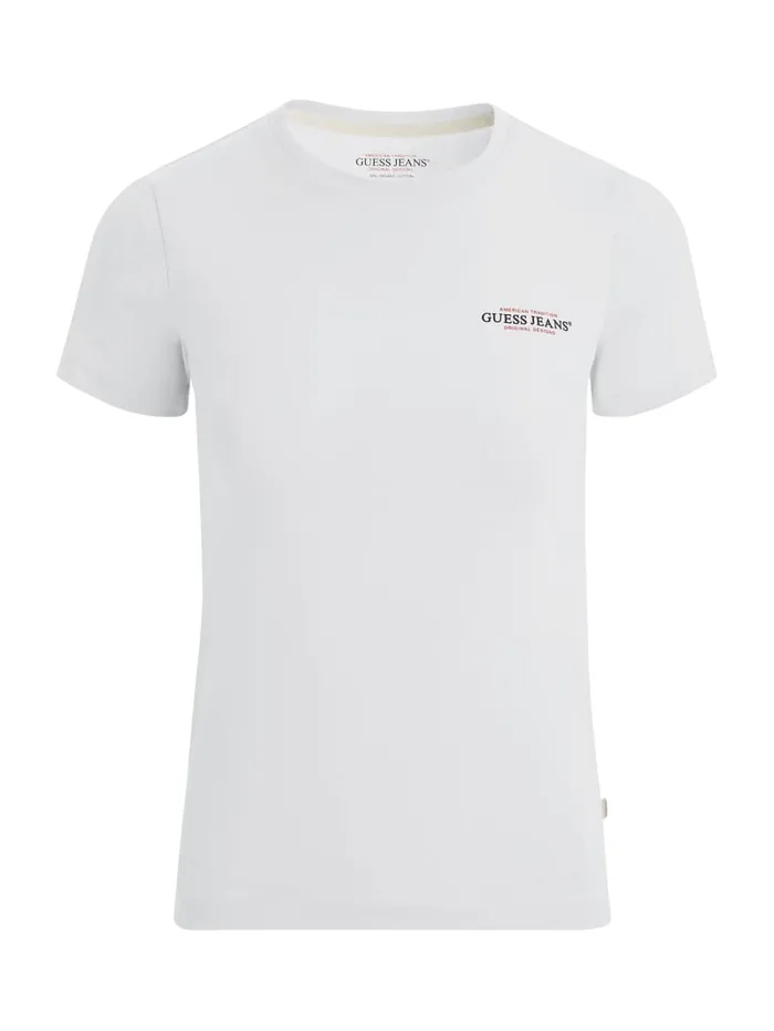 GUESS Tops Slim Mini American Tradition Tee Black 8211 Women