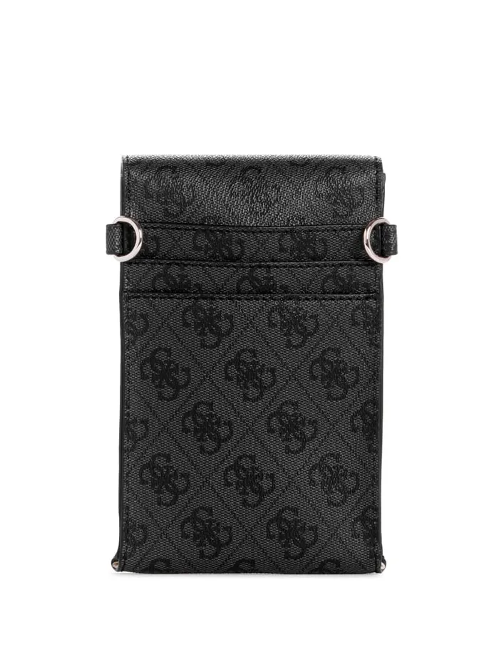 GUESS Travel and Tech Latona Quattro G Mini Phone Crossbody Brown 8211 Women