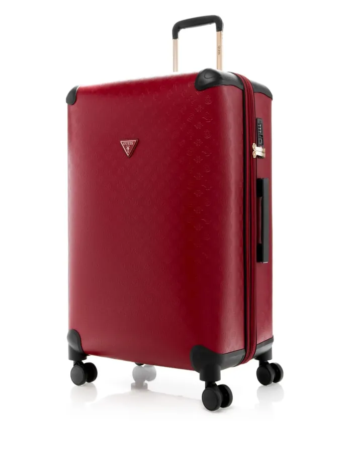 GUESS Travel and Tech Wilder Peony 28034 8Wheel Suitcase Black 8211 Women
