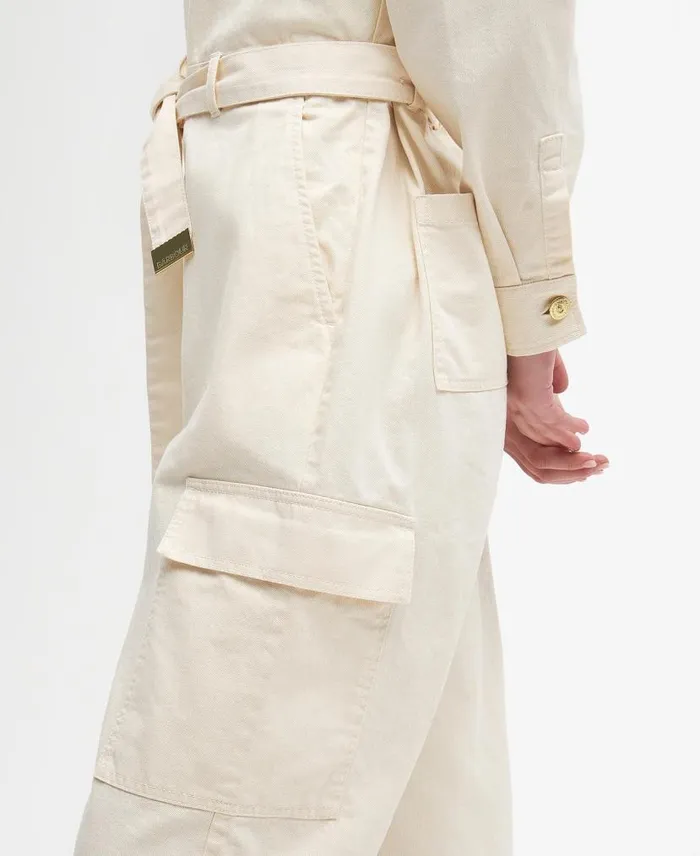 Hamilton Jumpsuit Ecru Women Barbour Dresses and Skirts
