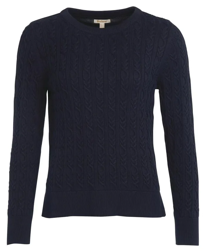 Hampton Knitted Jumper Off White Women Barbour Jumpers