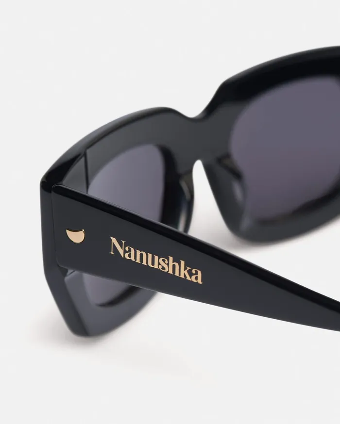 Harley BioPlastic Sunglasses Black MenWomen Nanushka Eyewear