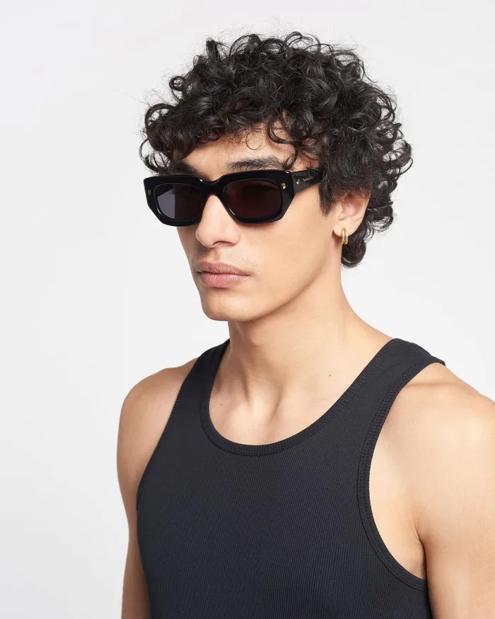 Harley BioPlastic Sunglasses Black MenWomen Nanushka Eyewear