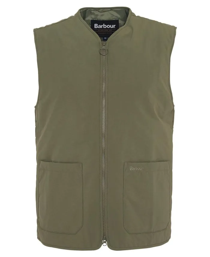 Harpen Padded Gilet Dark Denimberwick Men Barbour Gilets and Liners