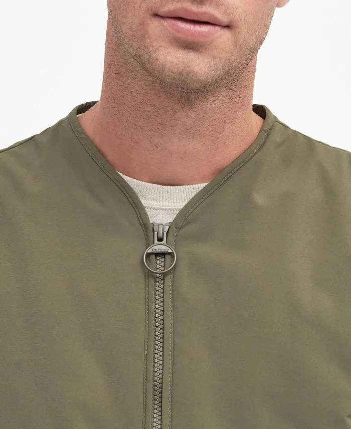 Harpen Padded Gilet Dark Denimberwick Men Barbour Gilets and Liners