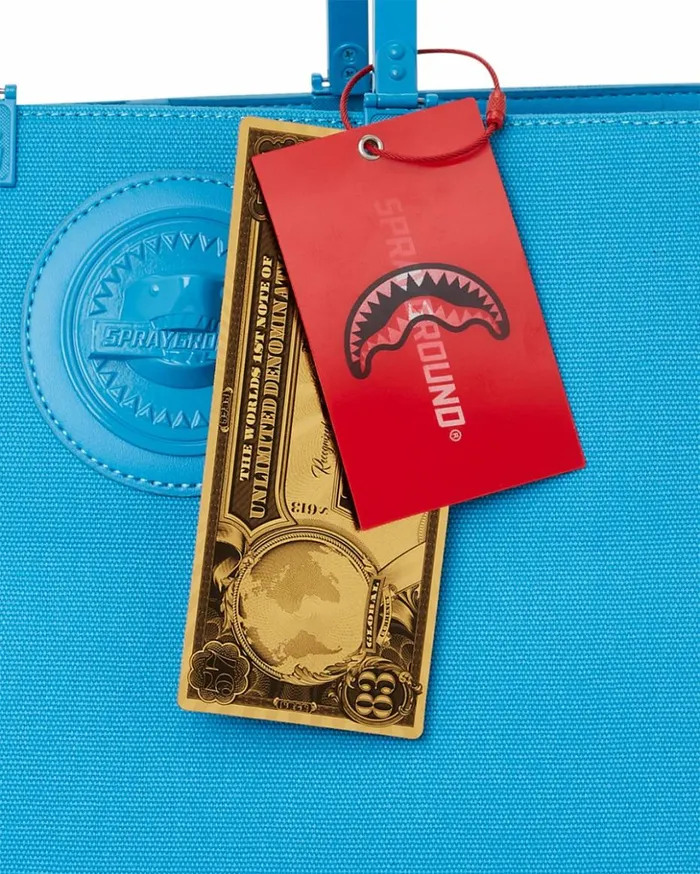 HEAVY METAL SHARK BLUE TORTUGA TOTE Bags SPRAYGROUND