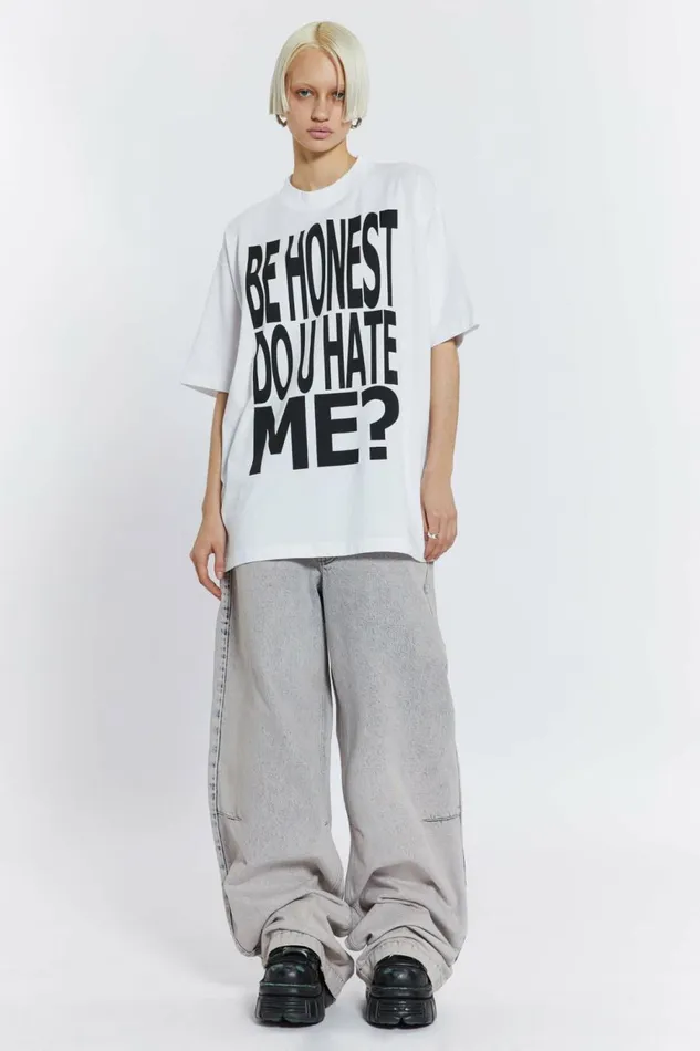 Honesty Tee White Women Jaded London TShirts Honesty Tee White Women Jaded London TShirts