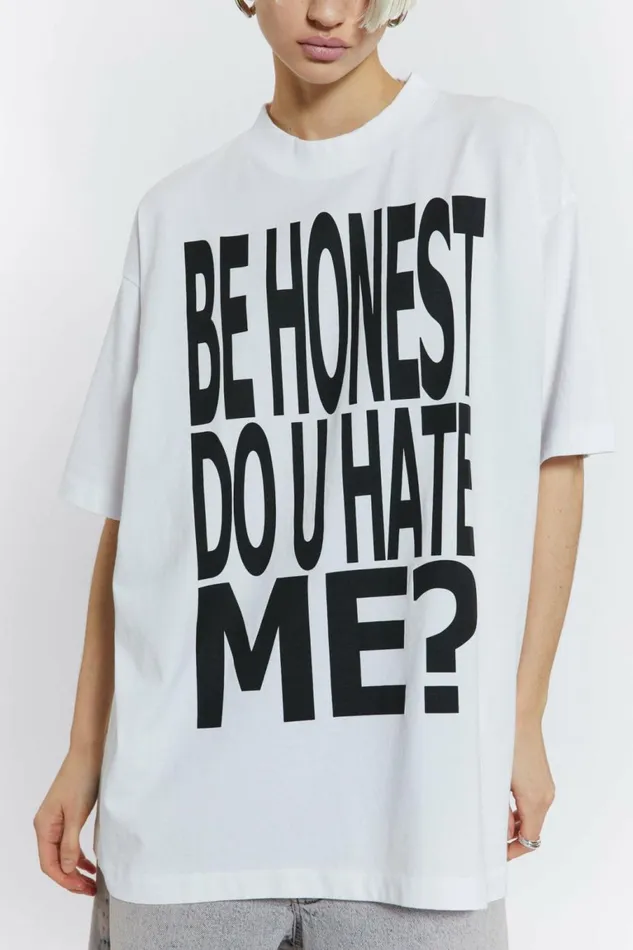Honesty Tee White Women Jaded London TShirts Honesty Tee White Women Jaded London TShirts
