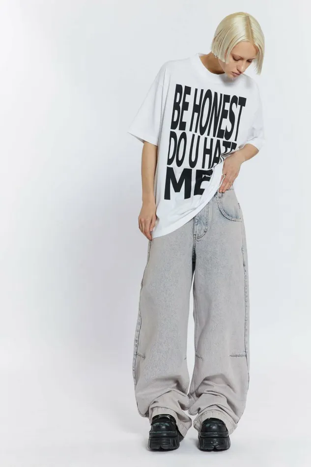 Honesty Tee White Women Jaded London TShirts Honesty Tee White Women Jaded London TShirts