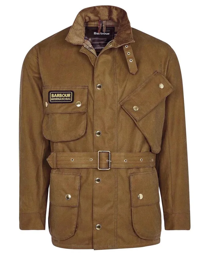 International Original Waxed Jacket Navy Men Barbour Waxed Jackets