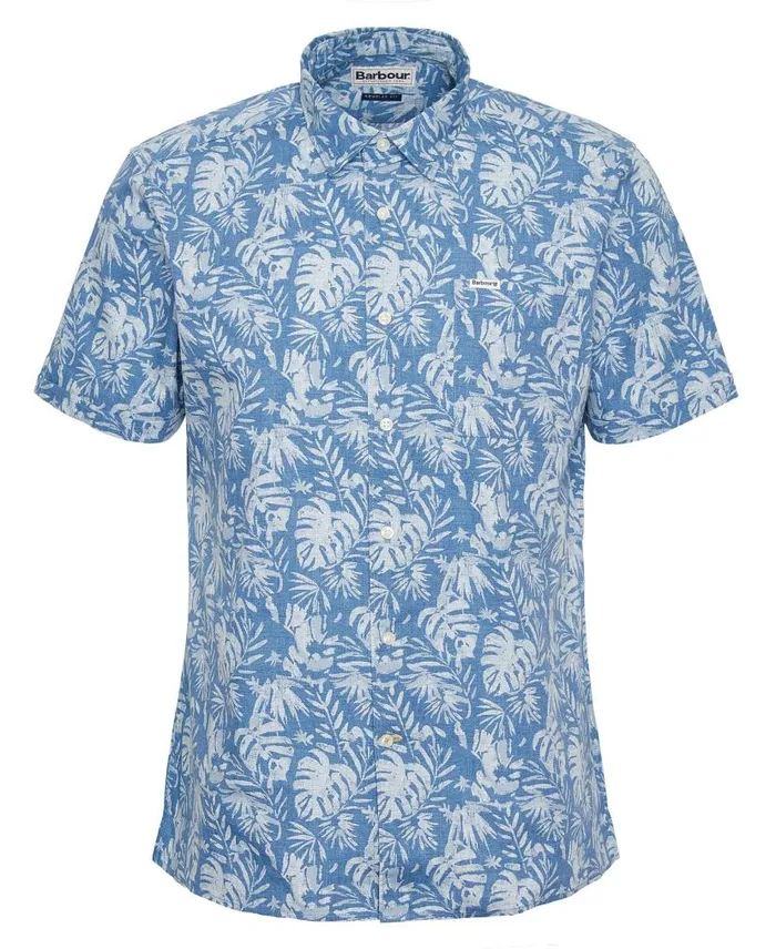 Ives Regular Shirt Classic Blue Men Barbour Shirts