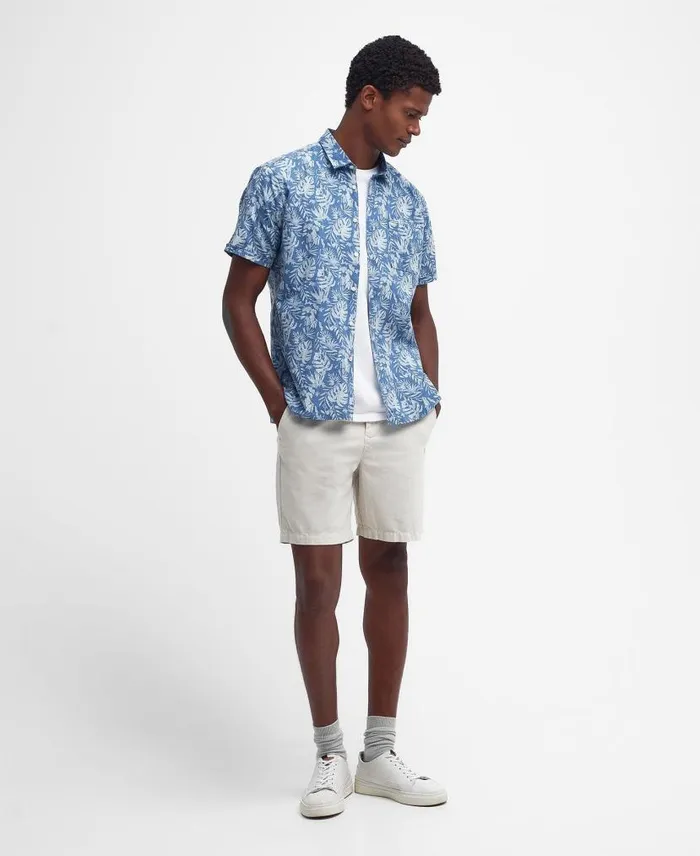 Ives Regular Shirt Classic Blue Men Barbour Shirts