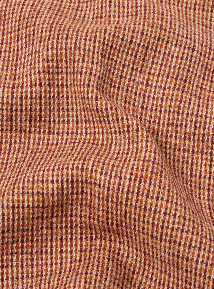 Jackets Men Universal Works Universal Works Bakers Jacket In Rust Harris Tweed Plaid