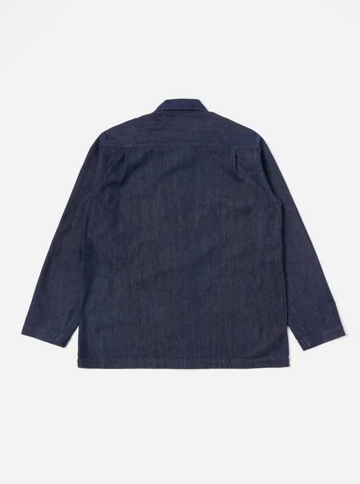 Jackets Men Universal Works Universal Works Dockside Jacket In Indigo Recycled Mix Denim