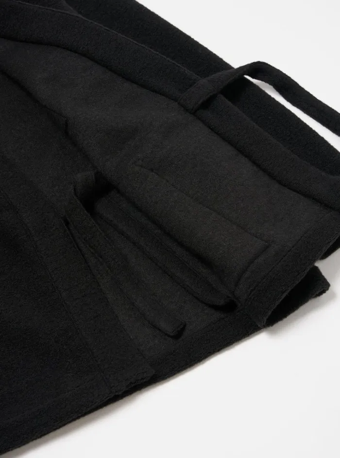 Jackets Men Universal Works Universal Works Kyoto Work Jacket In Black Wool Fleece