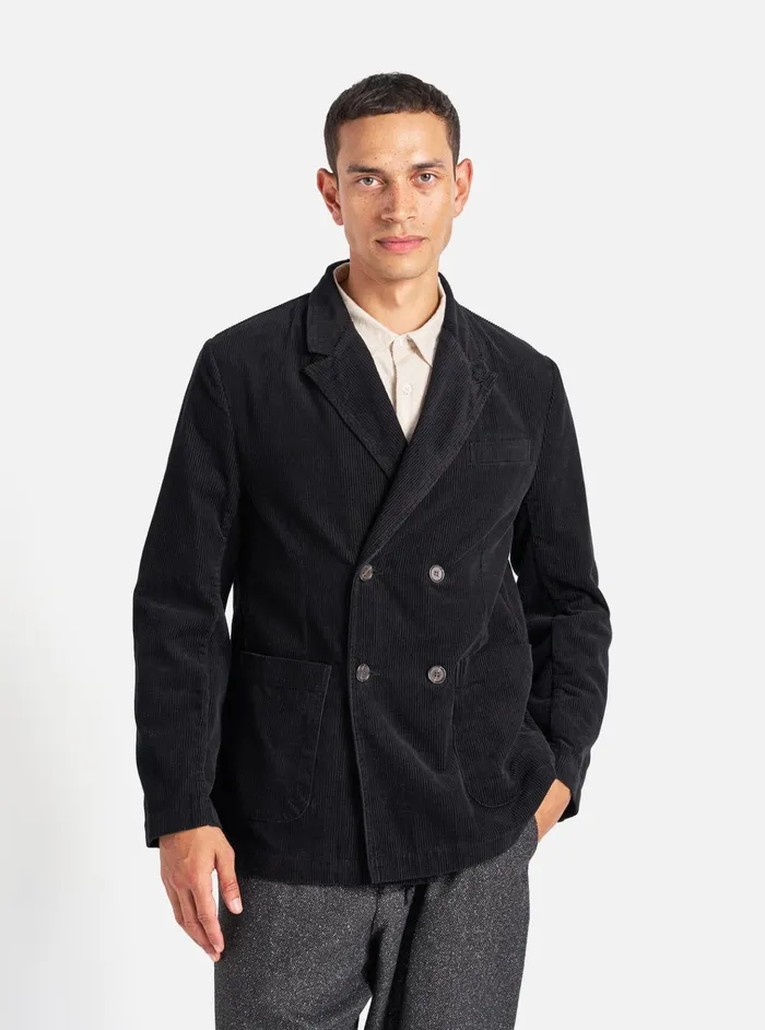 Jackets Men Universal Works Universal Works Manor Jacket In Black Cord