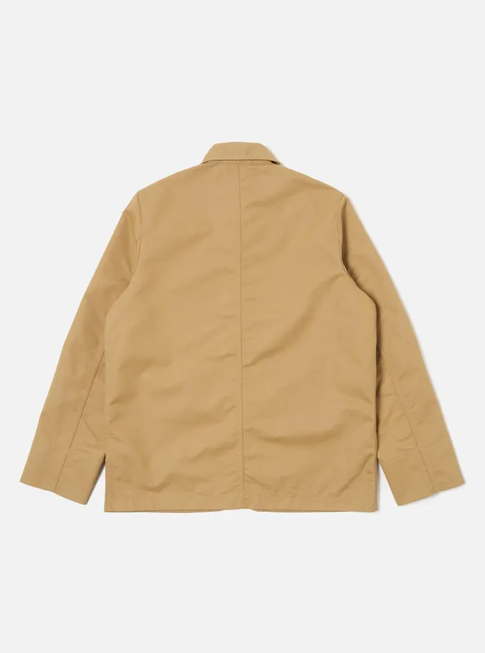 Jackets Men Universal Works Universal Works Merchant Jacket In Sand Brushed Polytech