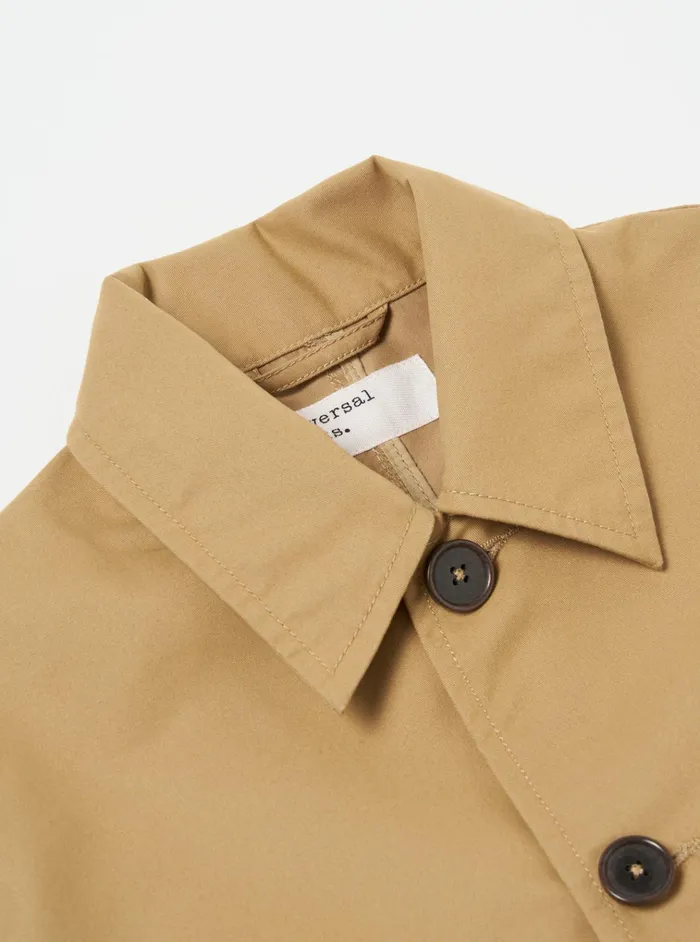 Jackets Men Universal Works Universal Works Merchant Jacket In Sand Brushed Polytech