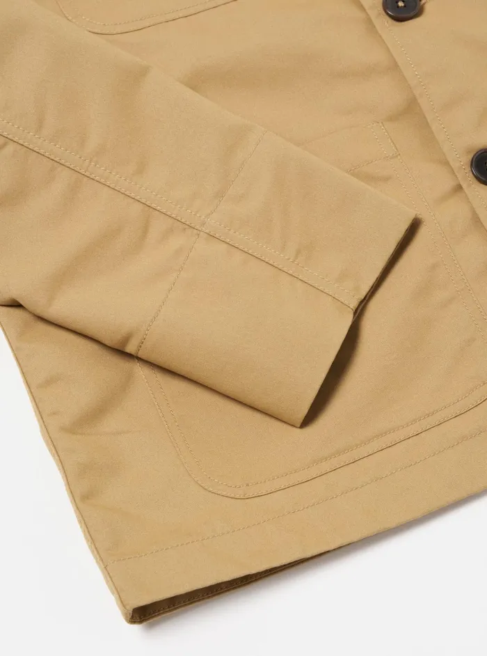 Jackets Men Universal Works Universal Works Merchant Jacket In Sand Brushed Polytech