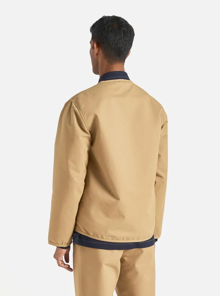 Jackets Men Universal Works Universal Works Parachute Liner Jacket In Sand Brushed Polytech